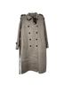 The Kooples Solid Gray Trenchcoat Size XL - photo 5