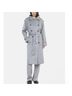The Kooples Solid Gray Trenchcoat Size XL - photo 4