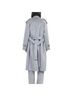 The Kooples Solid Gray Trenchcoat Size XL - photo 2