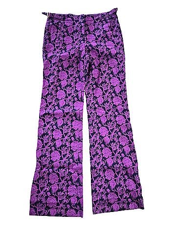 Tory Burch purple floral Botanical print Dress Pants (view 2)