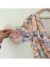 Amanda Uprichard 100% Polyester Floral Multi Color Cocktail Dress Size L - photo 6