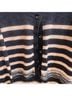 Moth Stripes Black Pink Cardigan Size XL - photo 5
