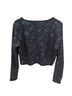 Lululemon Athletica Floral Black Long Sleeve Top Size XL - photo 2