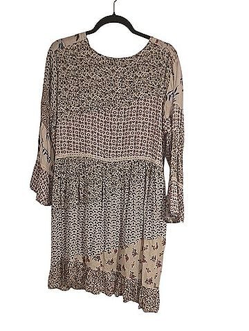 Fashion Fuse Bohemian Floral Patchwork Casual Dress (view 2)