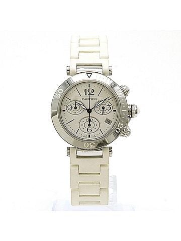 Cartier Cartier Pasha Silver Dial AT Automatic Boys Ladies Unisex Watch W3140005 (view 2)