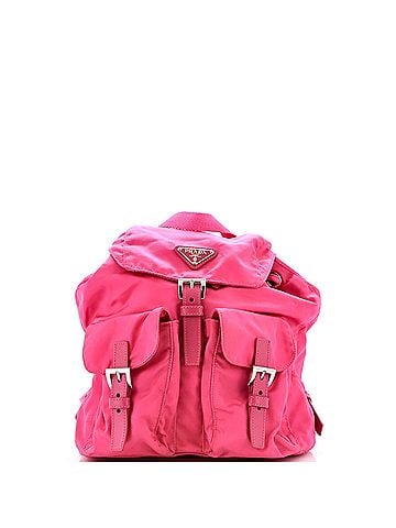 Prada Double Front Pocket Backpack Small (view 1)