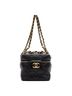 Chanel Black Chain Bar Vanity Case Small One size - photo 1