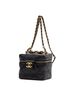 Chanel Black Chain Bar Vanity Case Small One size - photo 3