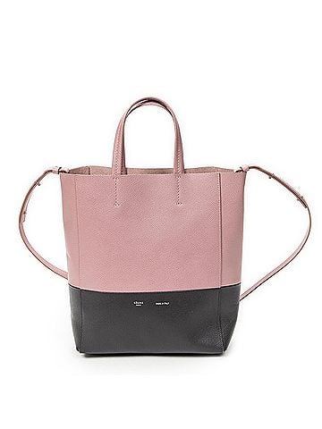 Céline Small Bicolor Vertical Cabas Tote (view 1)