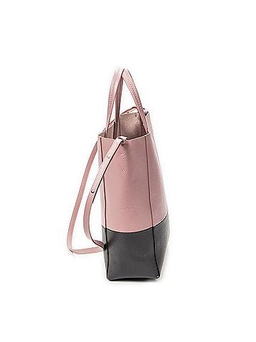 Céline Small Bicolor Vertical Cabas Tote (view 2)