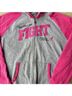 Kokomo 100% Cotton Solid Gray Pink Jacket Size XL - photo 4