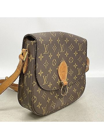 Louis Vuitton Louis Vuitton Monogram Saint Cloud GM Shoulder Bag M51242 Brown Women's (view 2)