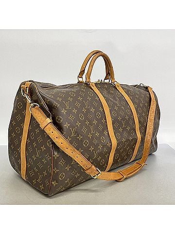 Louis Vuitton Louis Vuitton Bags - Boston Monogram Keepall Bandoulière 60 M41412 Brown Men's &amp; Women's (view 2)