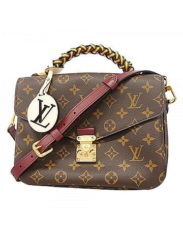Louis Vuitton Louis Vuitton Monogram Pochette Metis MM Handbag M44668 Brown 2-way bag for women (view 1)