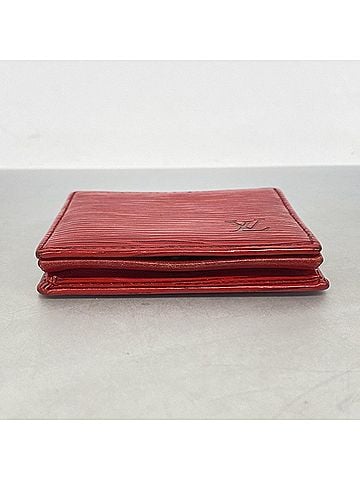 Louis Vuitton Louis Vuitton Epi Portemonnaie Boite Wallet/Coin Case M63697 Castilian Red Women's (view 2)