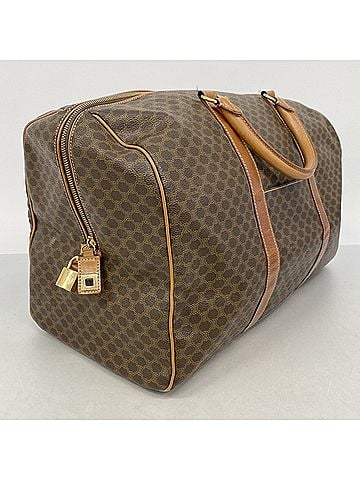 Céline Celine bag, Boston Macadam pattern, brown, for men and women. (view 2)
