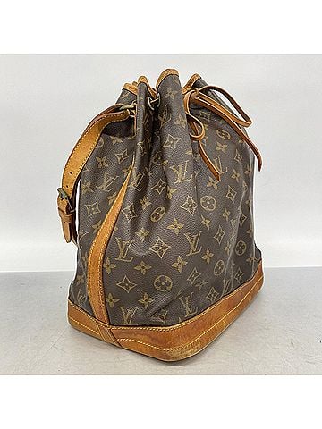 Louis Vuitton Louis Vuitton Monogram Noe Shoulder Bag M42224 Brown Women's (view 2)