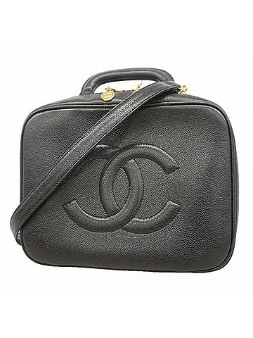 Chanel Chanel handbag/vanity bag, caviar leather, black, 2-way bag for men (view 1)