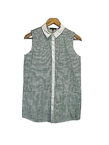Lafayette 148 New York Sleeveless Button-Down Shirt (view 1)