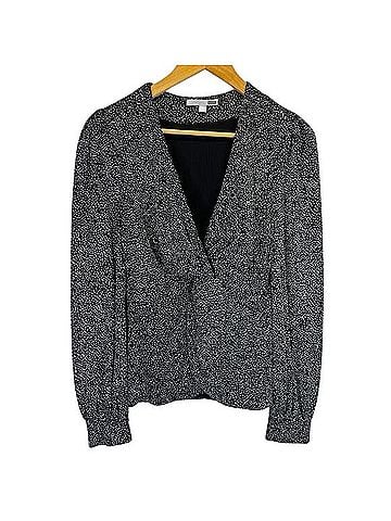 Jonathan Simkhai Twist Front Glitter top Long Sleeve Top (view 1)