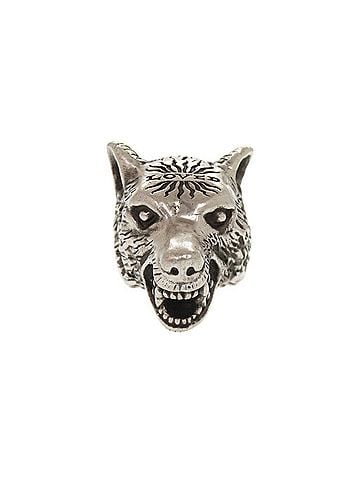 Gucci Gucci Anger Forest Wolf Head #20 (1) Sterling Silver 925 Ring 0850GUCCI (view 1)