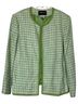 Sag Harbor 60% Cotton 40% Acrylic 100% Polyester Plaid Green Blue White Blazer Size L - photo 1