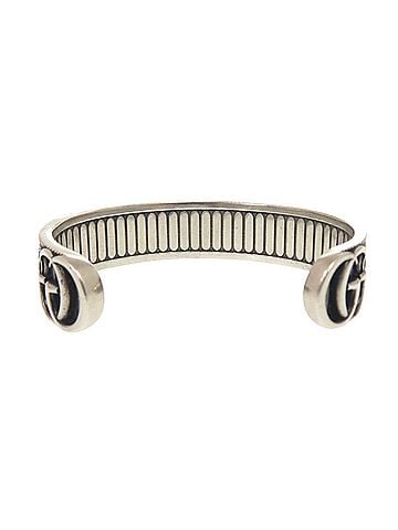 Gucci Gucci Double G Leaf Motif Bangle 551907-J8400-0811-16 Sterling Silver 925 0795 GUCCI Men's (view 2)