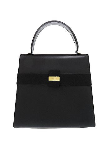 Salvatore Ferragamo Salvatore Ferragamo One-Handle Vara Ribbon L21 5301 Leather Black Handbag 0379Salvatore (view 1)