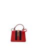 Gucci 100% Leather Red Sylvie Top Handle Bag Leather Mini One size - photo 4