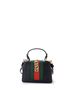 Gucci 100% Leather Black Sylvie Top Handle Bag Leather Mini One size - photo 4