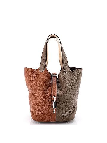 Hermès Picotin Lock Bag Tricolor Clemence PM (view 1)