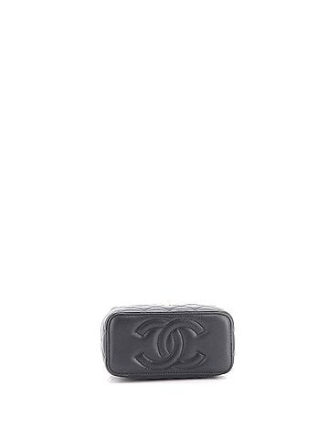 Chanel CC Enamel Pearl Charm Me Vanity Case with Chain Quilted Lambskin Small (view 2)