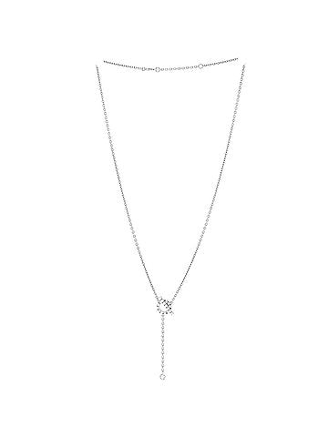 Hermès Finesse Lariat Necklace 18K White Gold and Diamonds (view 2)