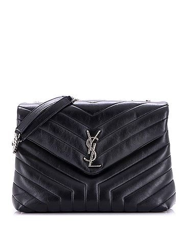 Saint Laurent Loulou Shoulder Bag Matelasse Chevron Leather Medium (view 1)
