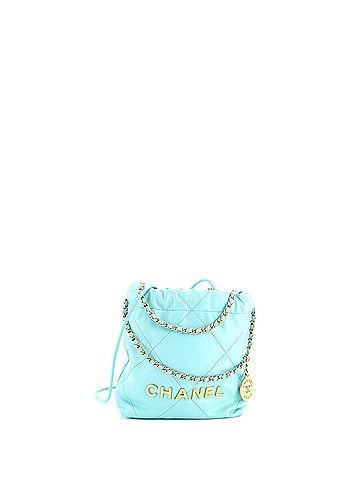 Chanel 22 Chain Hobo Quilted Calfskin Mini (view 1)