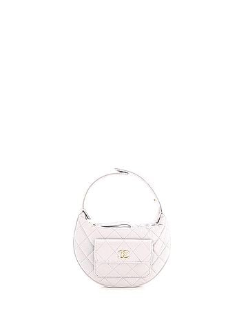 Chanel Polly Pocket Pouch Hobo Quilted Caviar Mini (view 1)