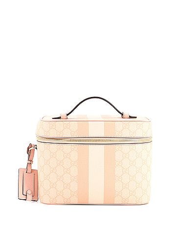 Gucci Savoy Beauty Case GG Coated Canvas with Leather Medium (view 1)
