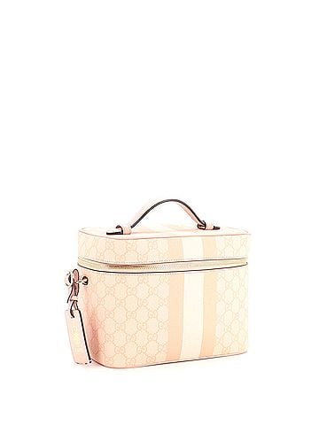 Gucci Savoy Beauty Case GG Coated Canvas with Leather Medium (view 2)