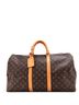 Louis Vuitton 100% Coatead Canvas Brown Keepall Bag Monogram Canvas 50 One size - photo 1