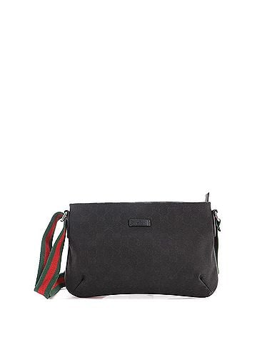 Gucci Web Strap Messenger Bag GG Canvas Small (view 1)