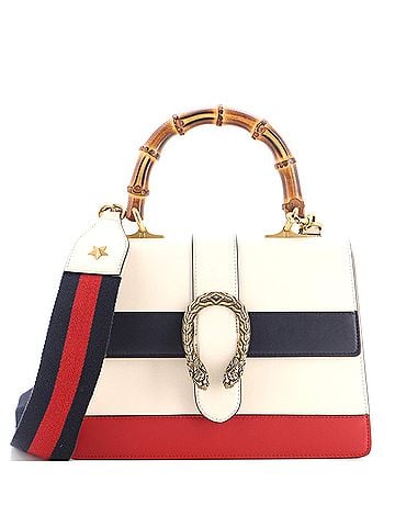 Gucci Dionysus Bamboo Top Handle Bag Colorblock Leather Medium (view 1)