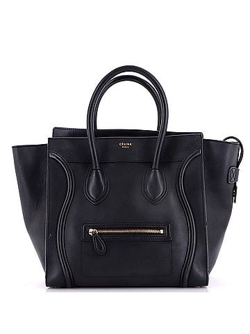 Céline Luggage Bag Smooth Leather Mini (view 1)