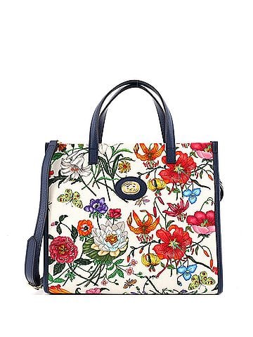 Gucci Convertible Tote Flora Canvas Medium (view 1)
