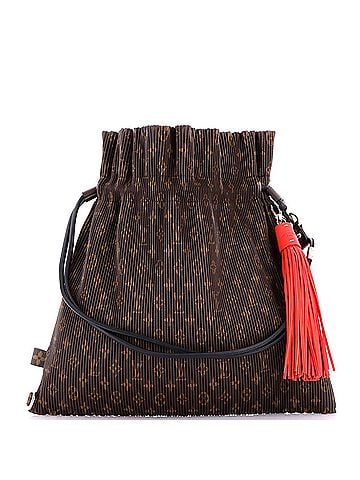 Louis Vuitton Explorer Shoulder Bag Pleated Monogram Canvas MM (view 1)