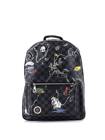 Louis Vuitton Josh Backpack Limited Edition Renaissance Map Damier Graphite (view 1)