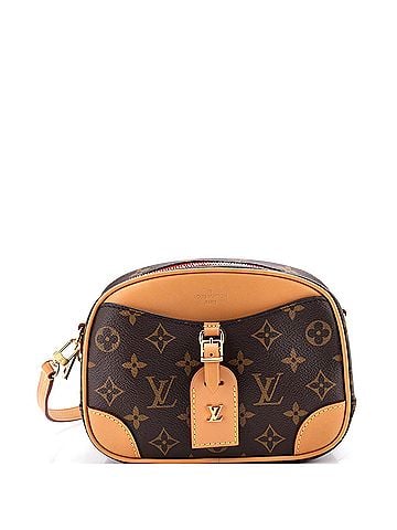 Louis Vuitton Deauville Handbag Monogram Canvas Mini (view 1)