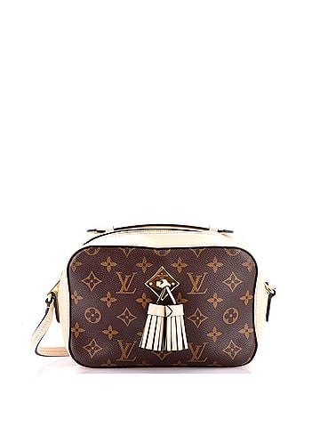 Louis Vuitton Saintonge Handbag Monogram Canvas with Leather (view 1)