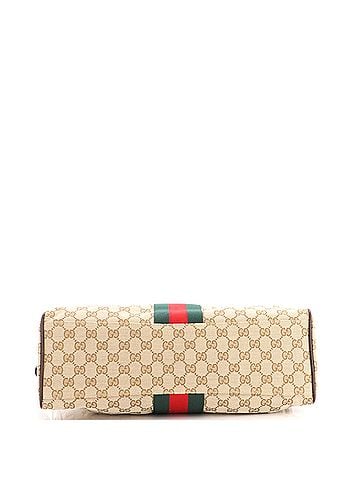 Gucci Borsetto Boston Bag GG Canvas Large (view 2)
