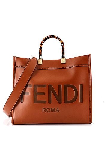 Fendi Sunshine Shopper Tote Leather Medium (view 1)