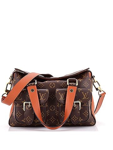 Louis Vuitton Manhattan NM Handbag Monogram Canvas with Leather (view 1)